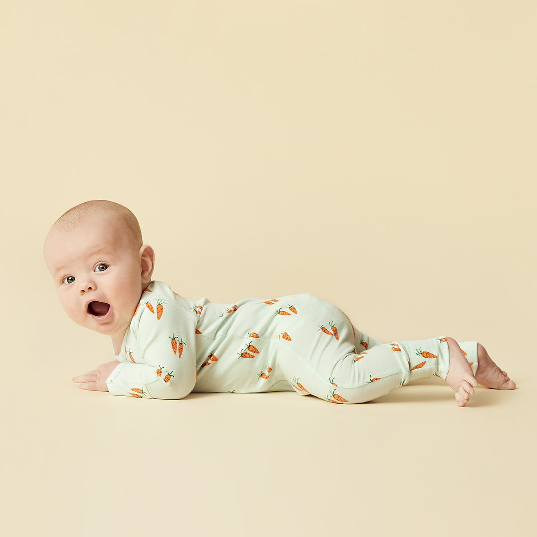 Wilson & Frenchy | Cute Carrots Zipsuit with Feet