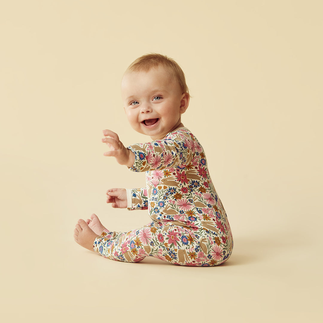 Wilson & Frenchy | Bunny Hop Zipsuit with Feet