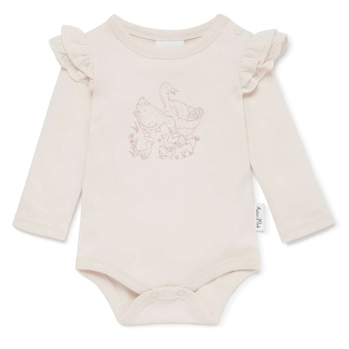 Aster & Oak | Duck Print Flutter Onesie