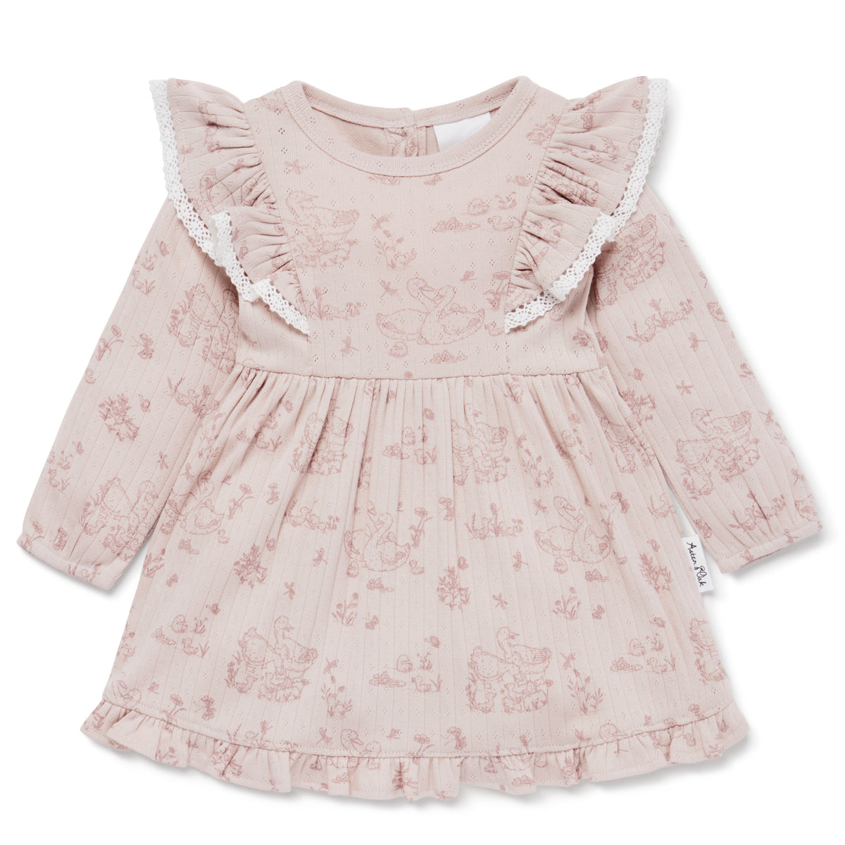 Aster & Oak | Duck Family Ruffle Dress