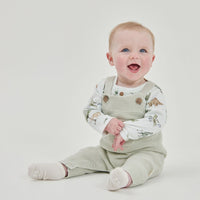 Aster & Oak | Sage Knit Pocket Overalls