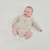 Aster & Oak | Natural Fleck Knit Romper