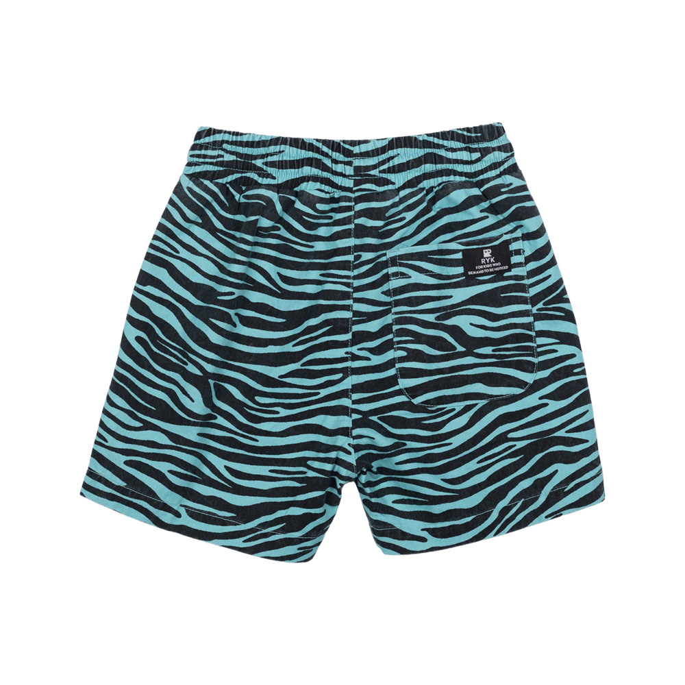 Rock Your Baby | Blue Tiger Shorts