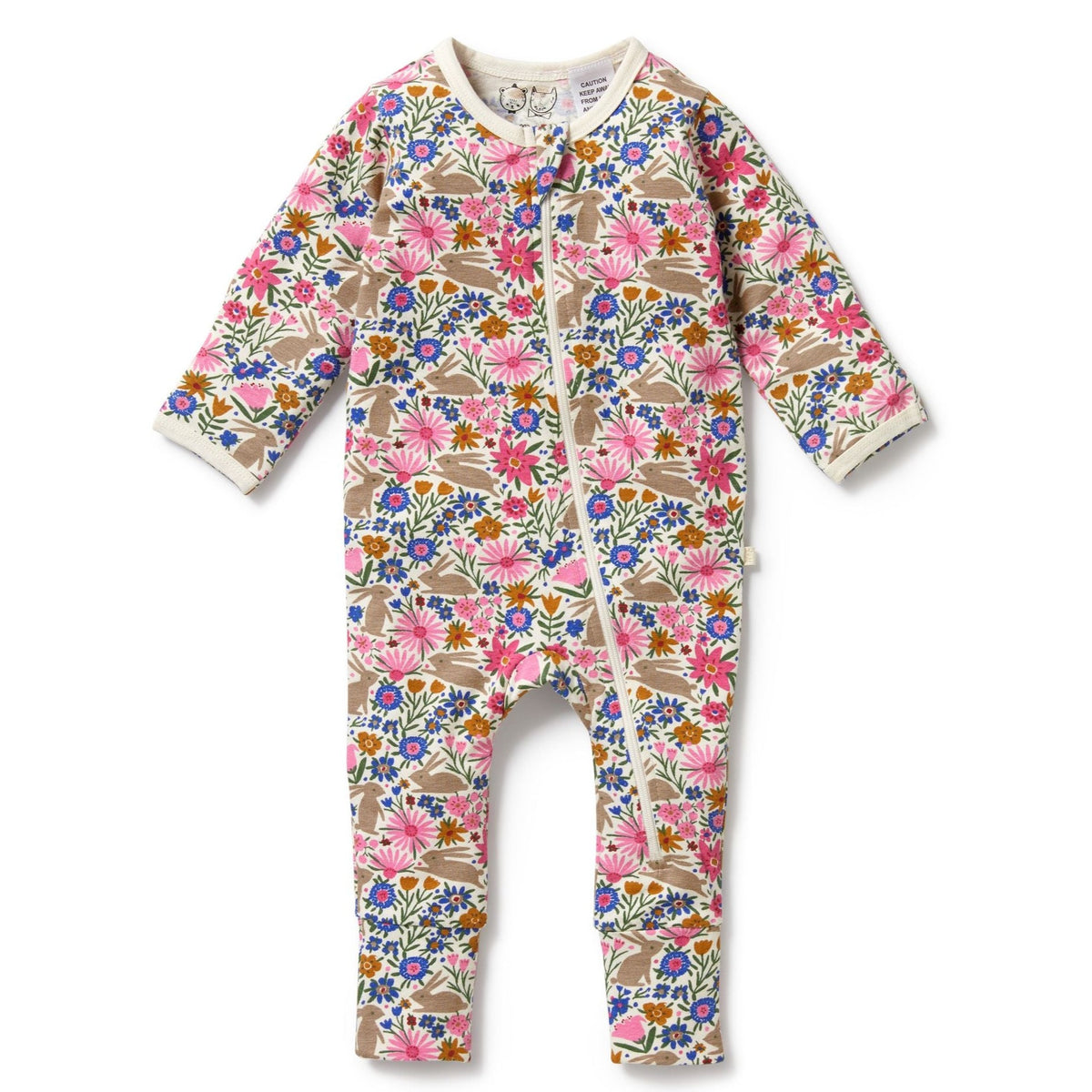 Wilson & Frenchy | Bunny Hop Zipsuit with Feet