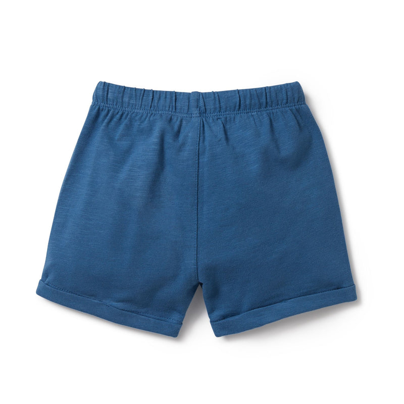 Wilson & Frenchy |  Dark Blue Organic Tie Front Short