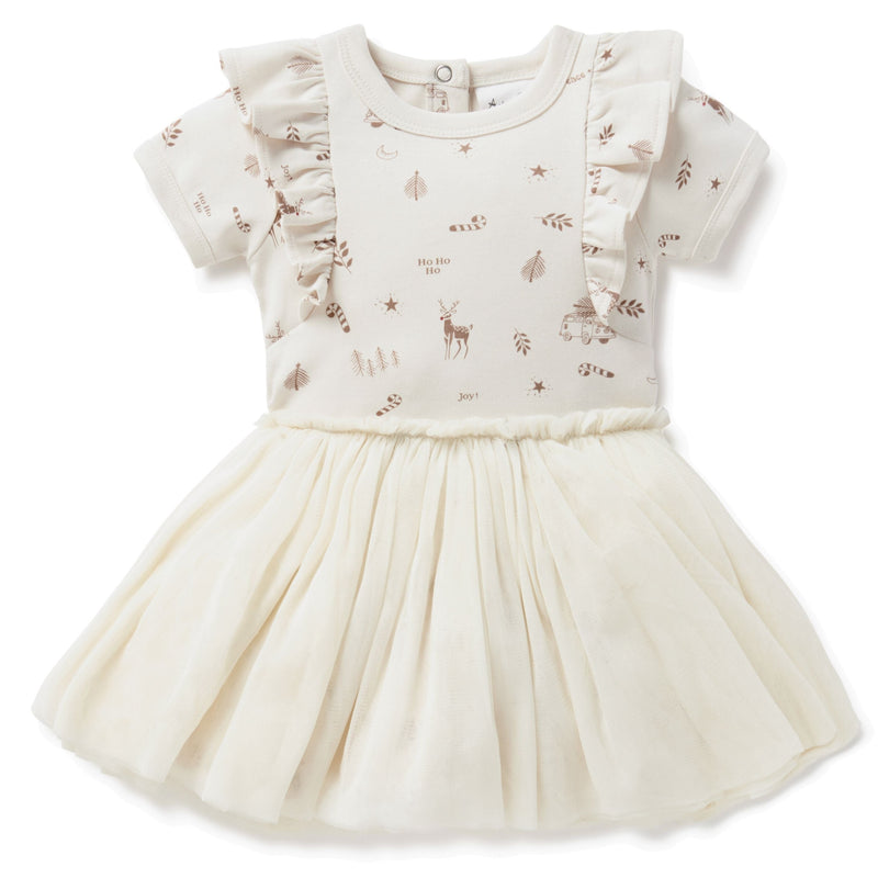 Aster & Oak | Happy Holidays Tutu Dress