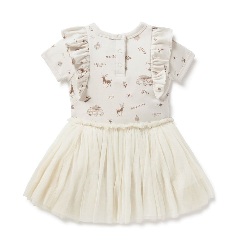 Aster & Oak | Happy Holidays Tutu Dress