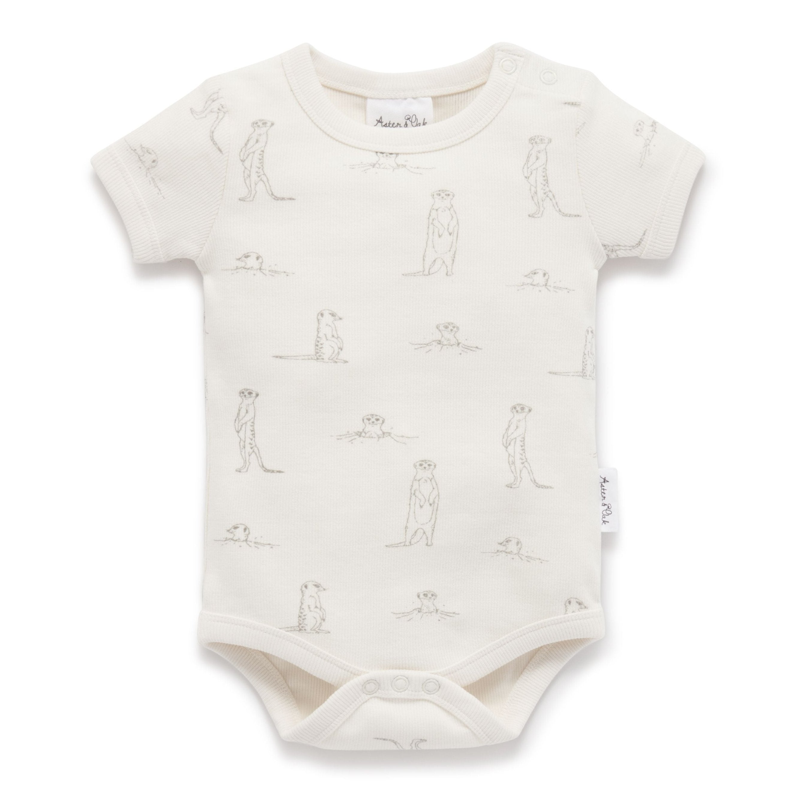 Aster & Oak | Meerkat Rib Onesie