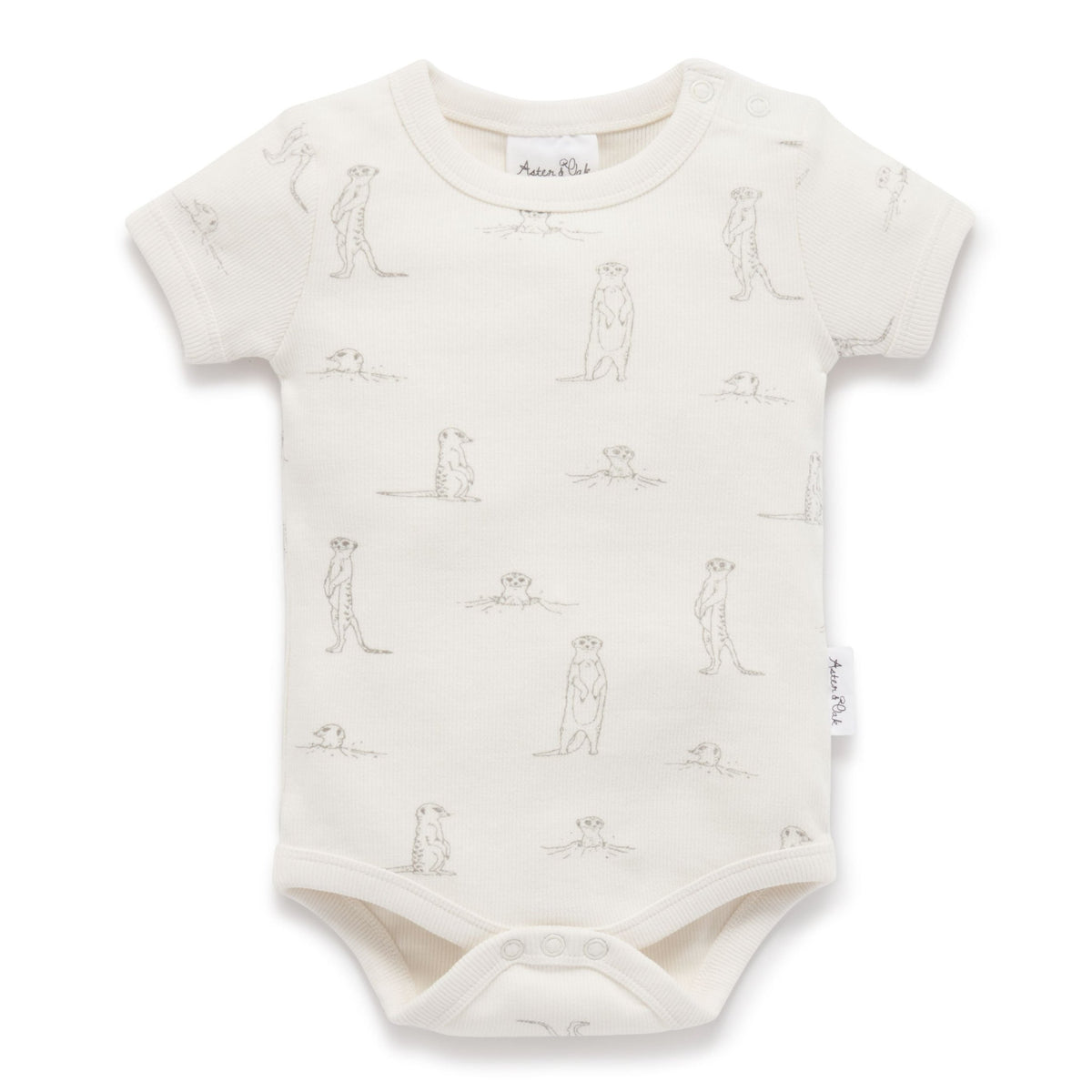 Aster & Oak | Meerkat Rib Onesie