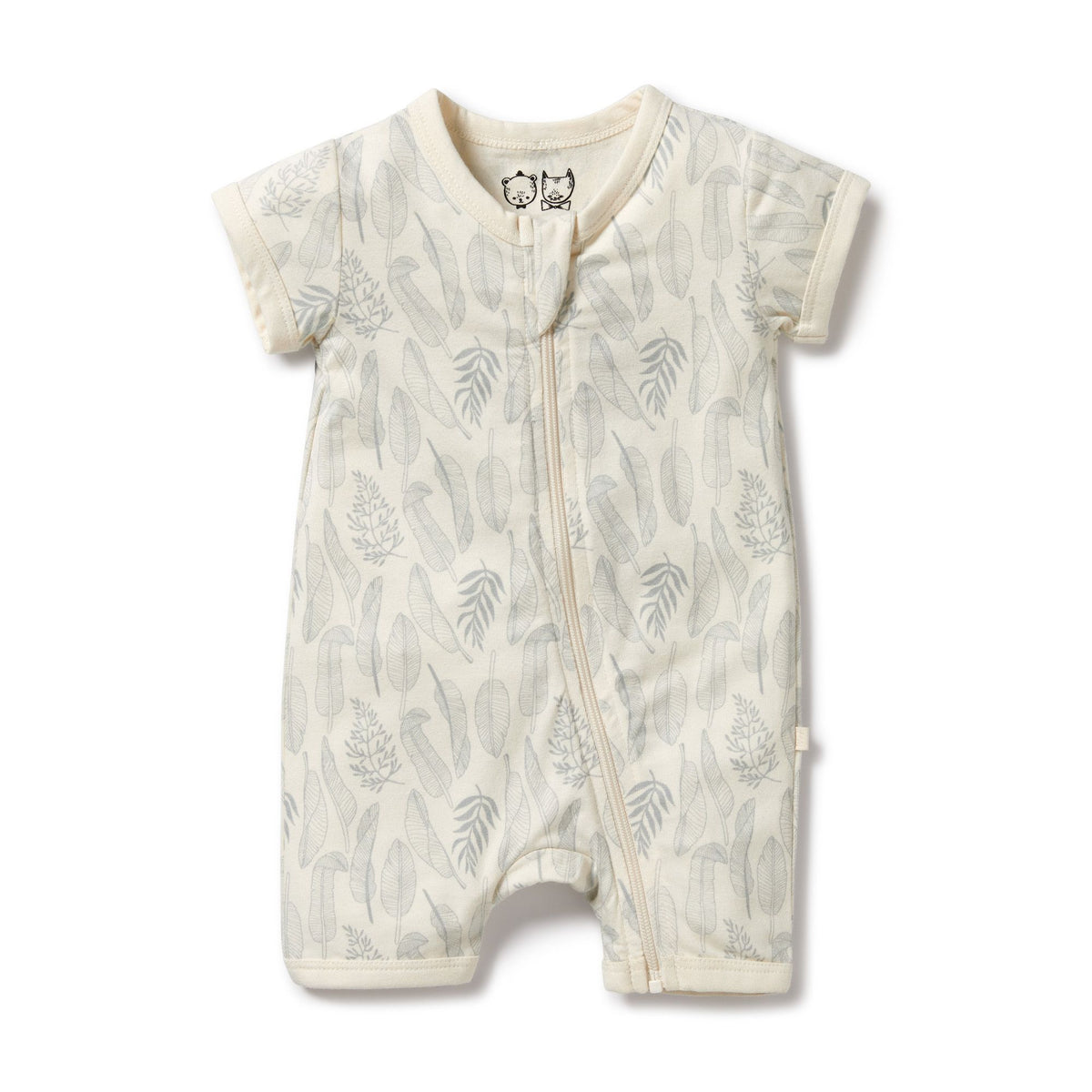 Wilson & Frenchy | Organic Boyleg Zipsuit - New Leaf