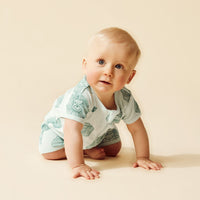 Wilson & Frenchy | Organic Pointelle Boyleg Zipsuit - Little Lion