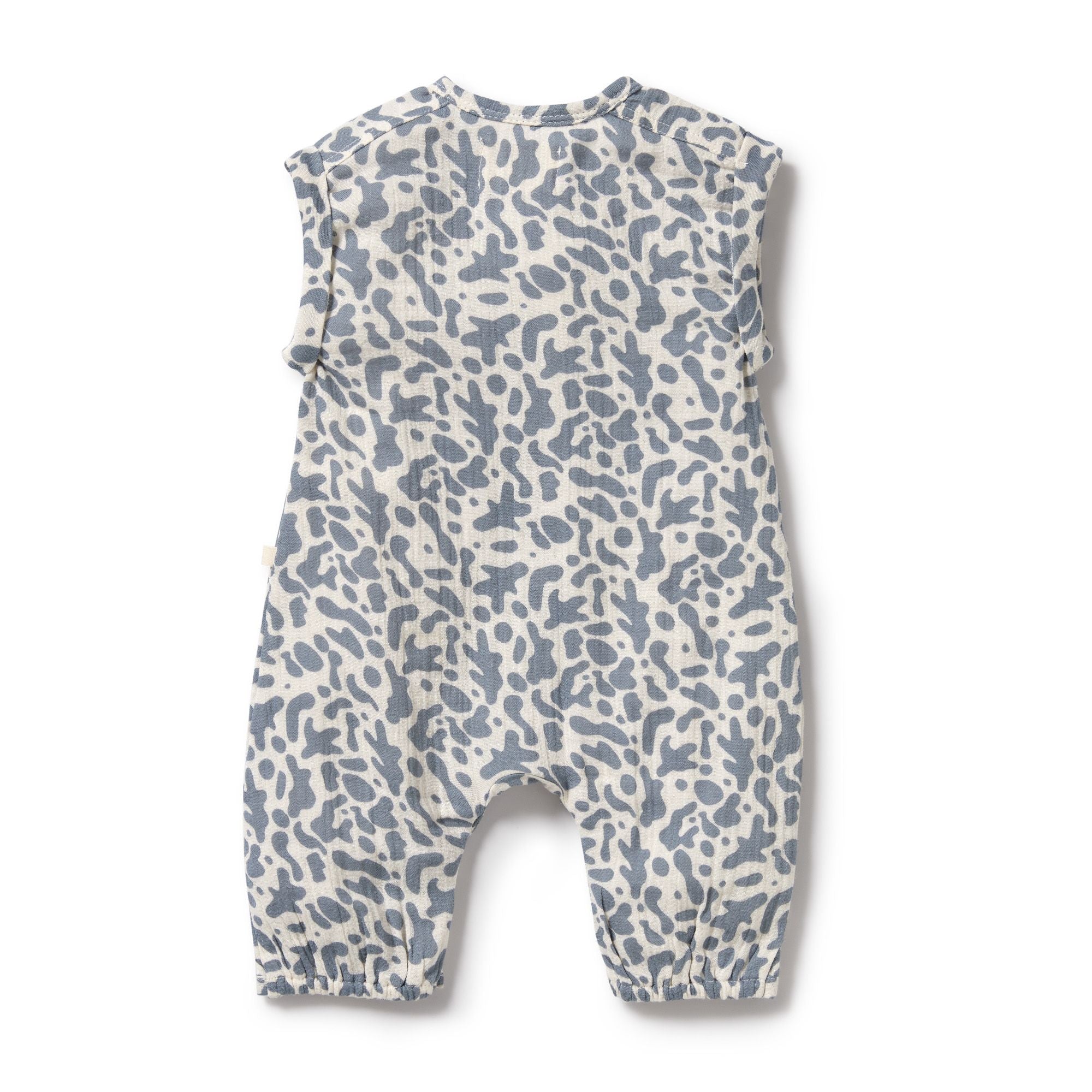 Wilson & Frenchy | Organic Crinkle Growsuit - Blue Coral