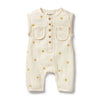 Wilson & Frenchy | Organic Crinkle Growsuit - Sunshine