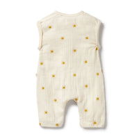 Wilson & Frenchy | Organic Crinkle Growsuit - Sunshine