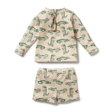 Wilson & Frenchy | Rashie Swim Set - Little Croc