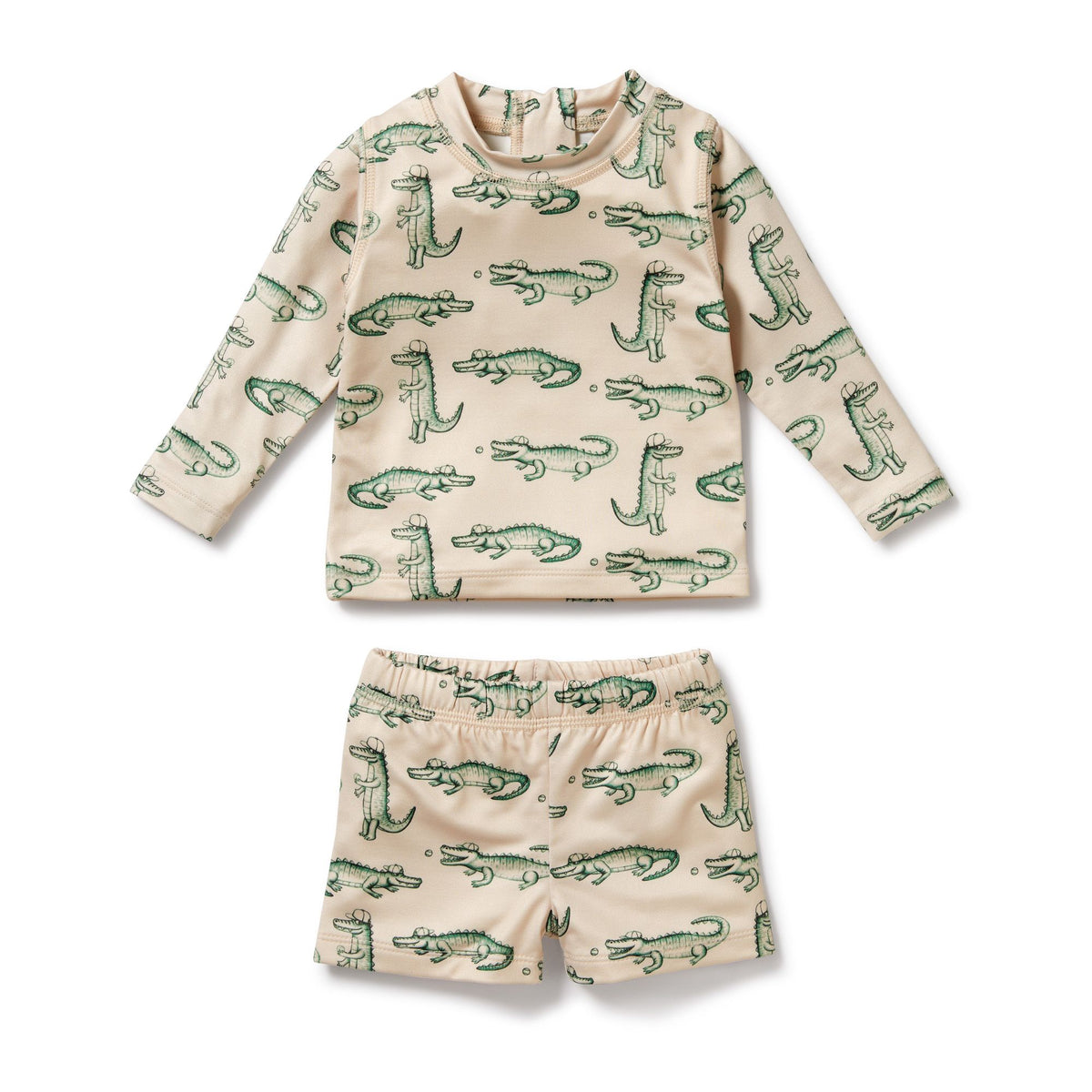 Wilson & Frenchy | Rashie Swim Set - Little Croc