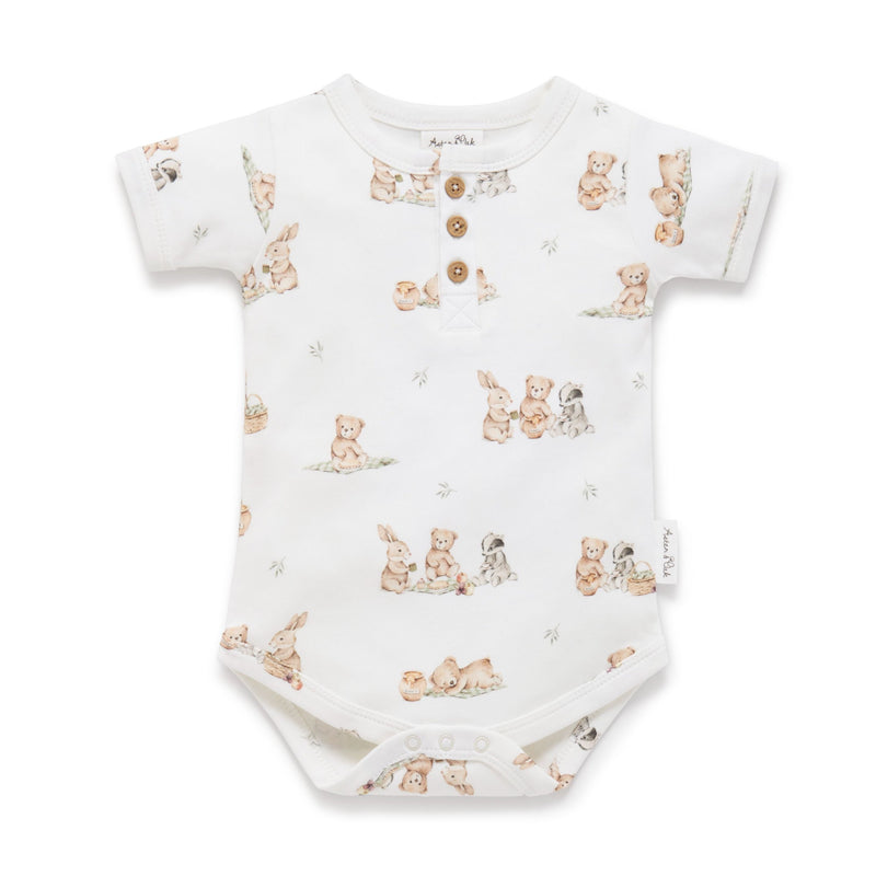 Aster & Oak | Teddy Picnic Onesie