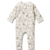 Wilson & Frenchy |Tribal Woods Organic Zipsuit with Feet