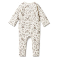 Wilson & Frenchy |Tribal Woods Organic Zipsuit with Feet