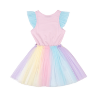 Rock Your Baby | Unicorn Rainbow Singlet Circus Dress