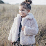 Love Henry | Fur Coat - Blush