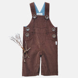 Love Henry | Roy Dungaree - Brown Corduroy