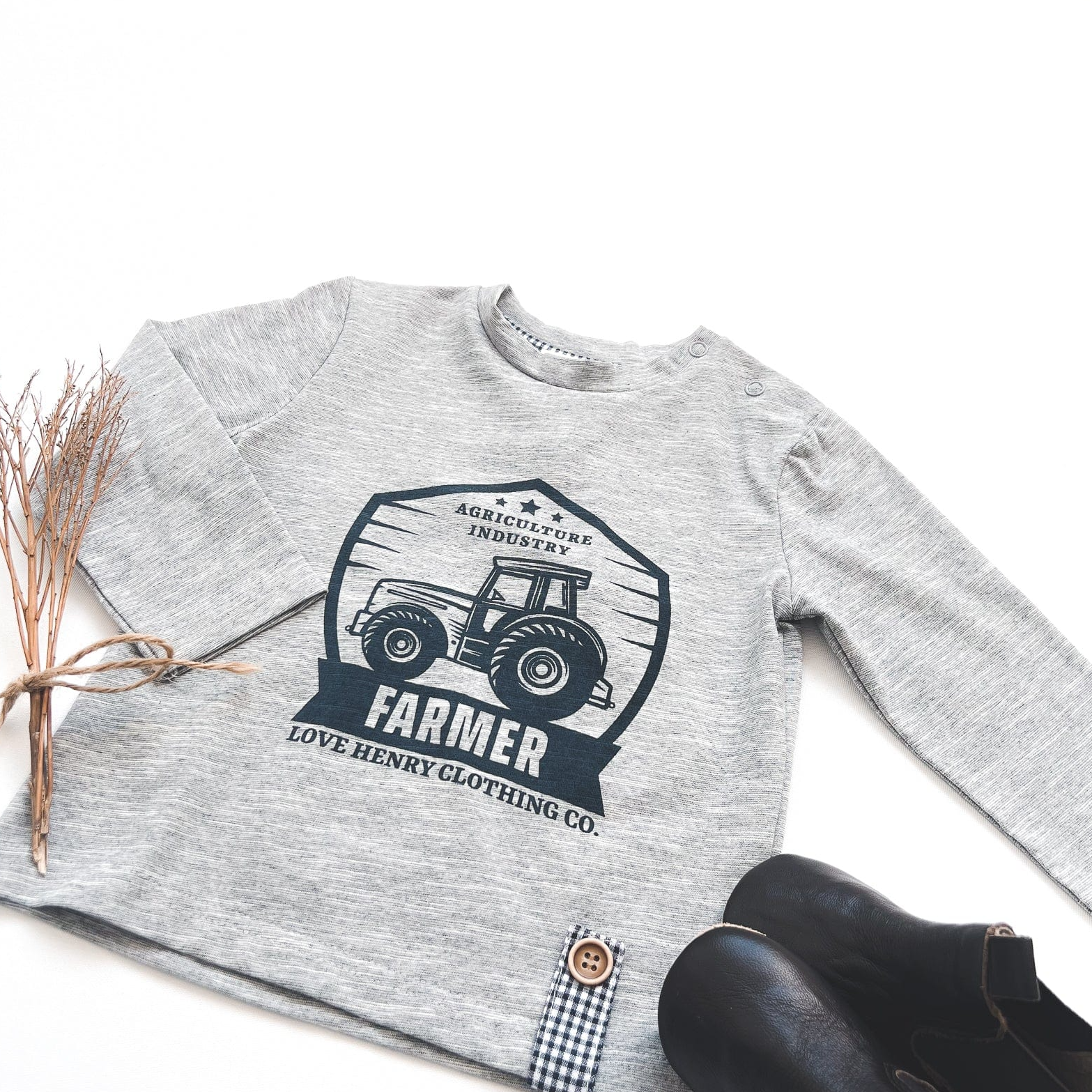 Love Henry | Farmer Tractor Top