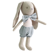 Alimrose Baby Boy Grey/Red Bunny