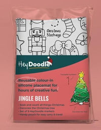 hey doodle christmas mat