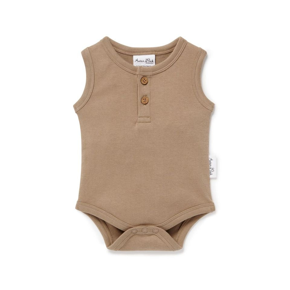 Aster & Oak | Clay Singlet Onesie - LAST Size 000