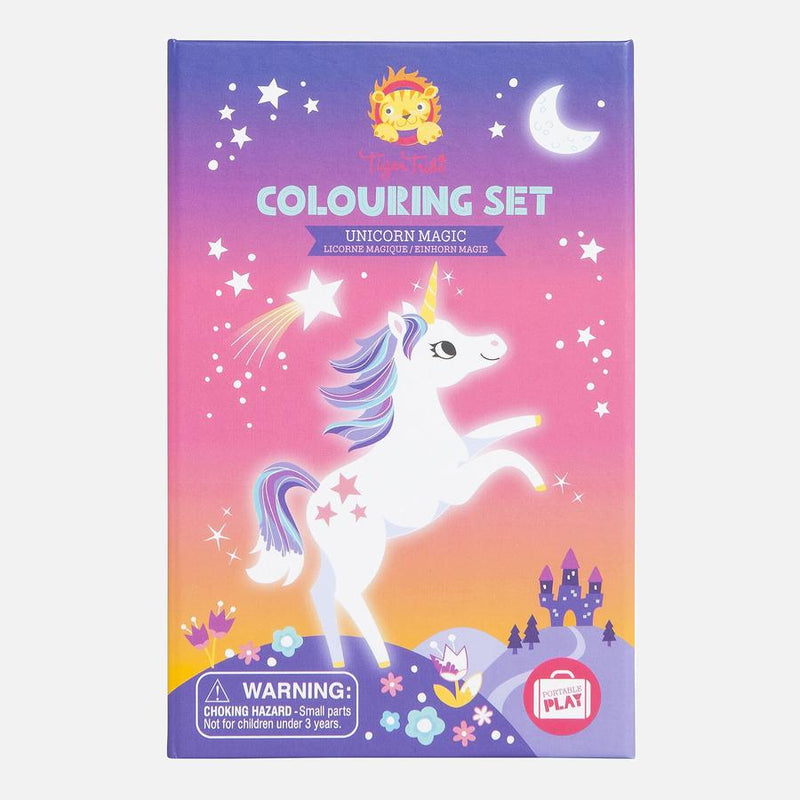 tiger tribe colouring set - unicorns