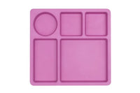 Bamboo Divided Plate - Flamingo Pink