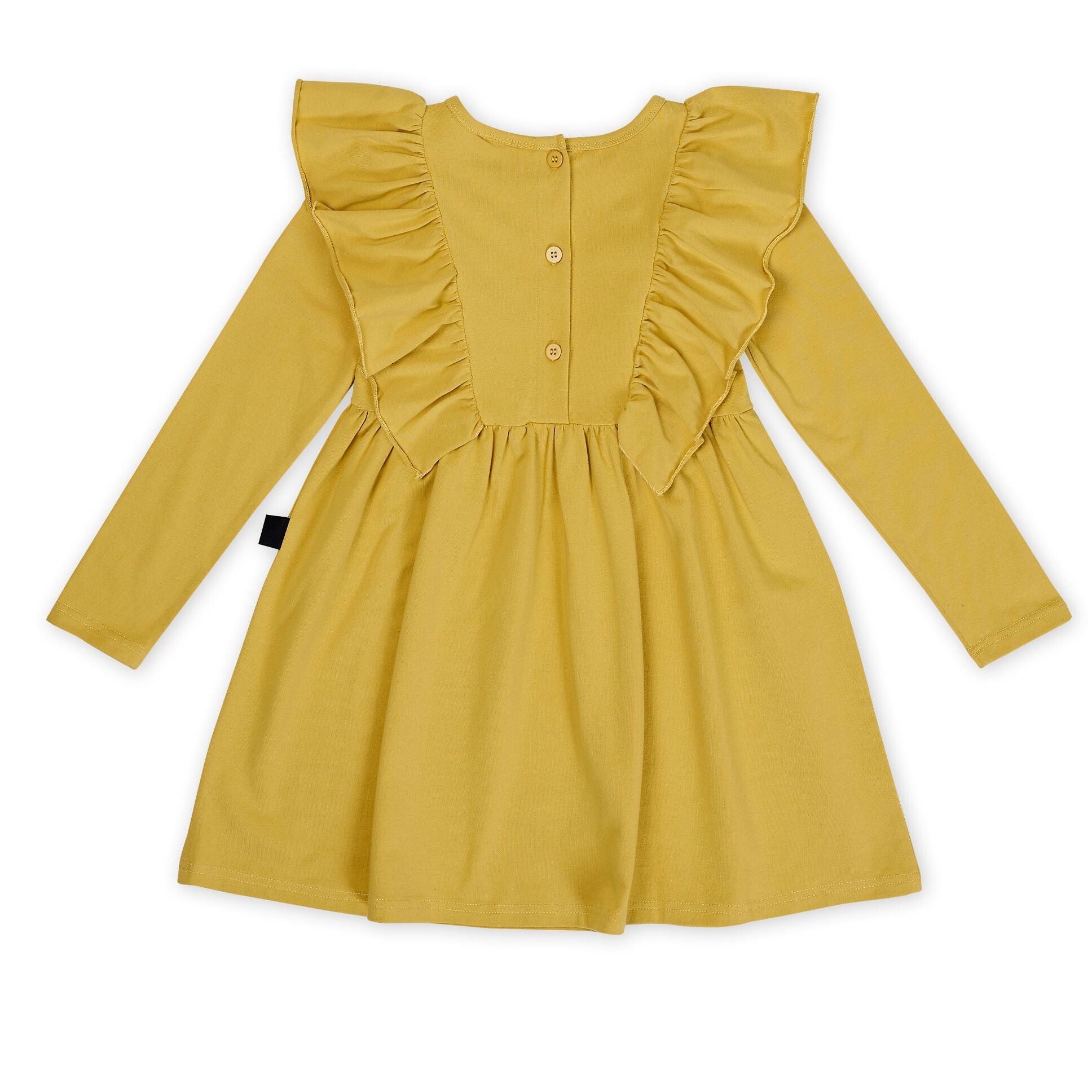 Kapowkids | Honeycomb Waisted Ruffle Dress