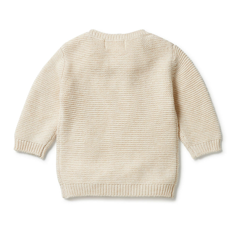 Wilson & Frenchy | Knitted Cable Jumper - Sand Melange