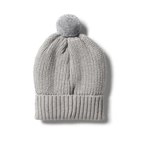 Wilson & Frenchy | Knitted Hat - Glacier Grey Fleck LAST Size 00