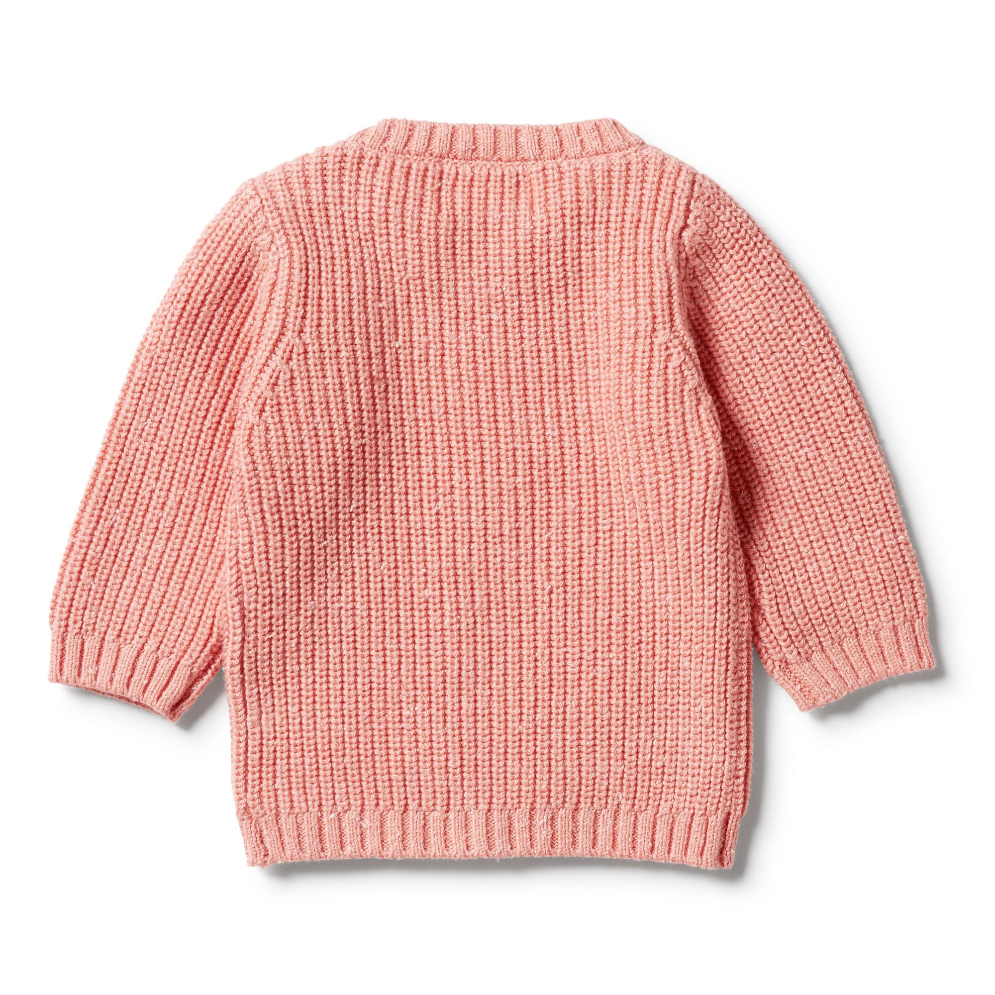 Wilson & Frenchy | Flamingo Fleck Knitted Spot Jumper - LAST Size 0, 1