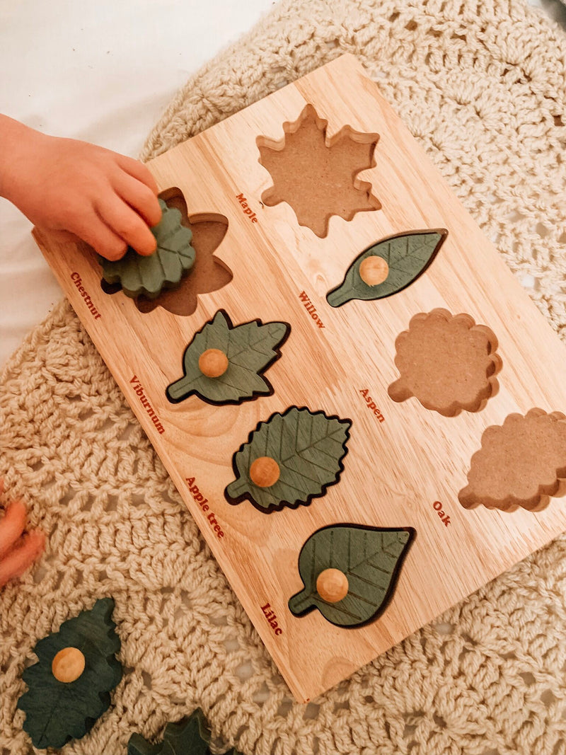 Q-Toys | Montessori Leaf Puzzle