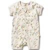 Wilson & Frenchy Organic Rib Boyleg Zipsuit - Peek-a-Boo