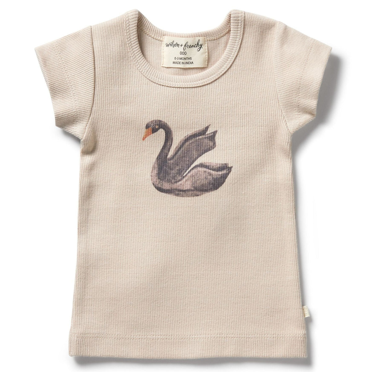 Wilson & Frenchy Organic Rib Tee - Little Swan