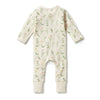 Wilson & Frenchy | Organic Zipsuit with Feet - Wild Flower