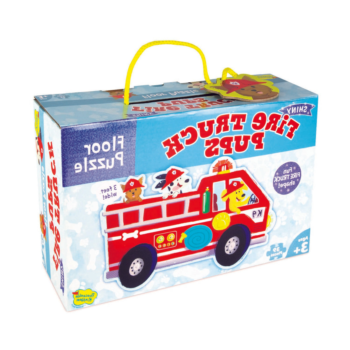 Peaceable Kingdom | 40 pc Floor Puzzle - Fire Truck Pup