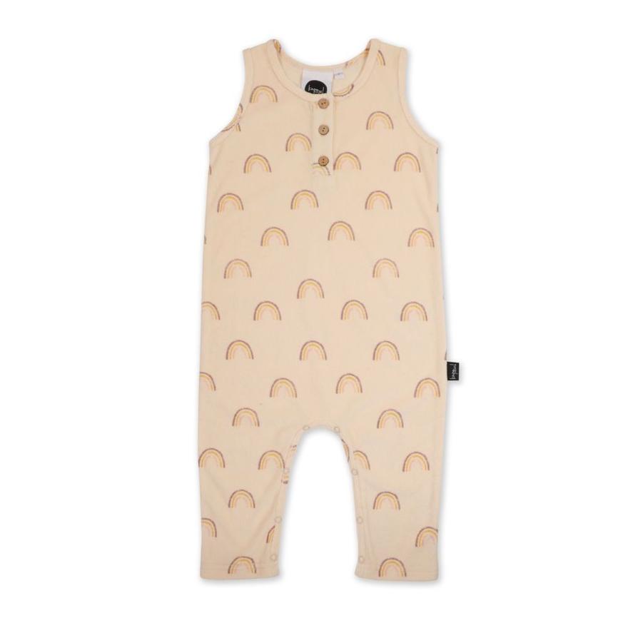 Kapowkids | Rainbow Eggshell Jumpsuit