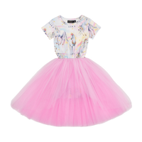 Rock Your Baby Sorbet Unicorn Flounce Dress