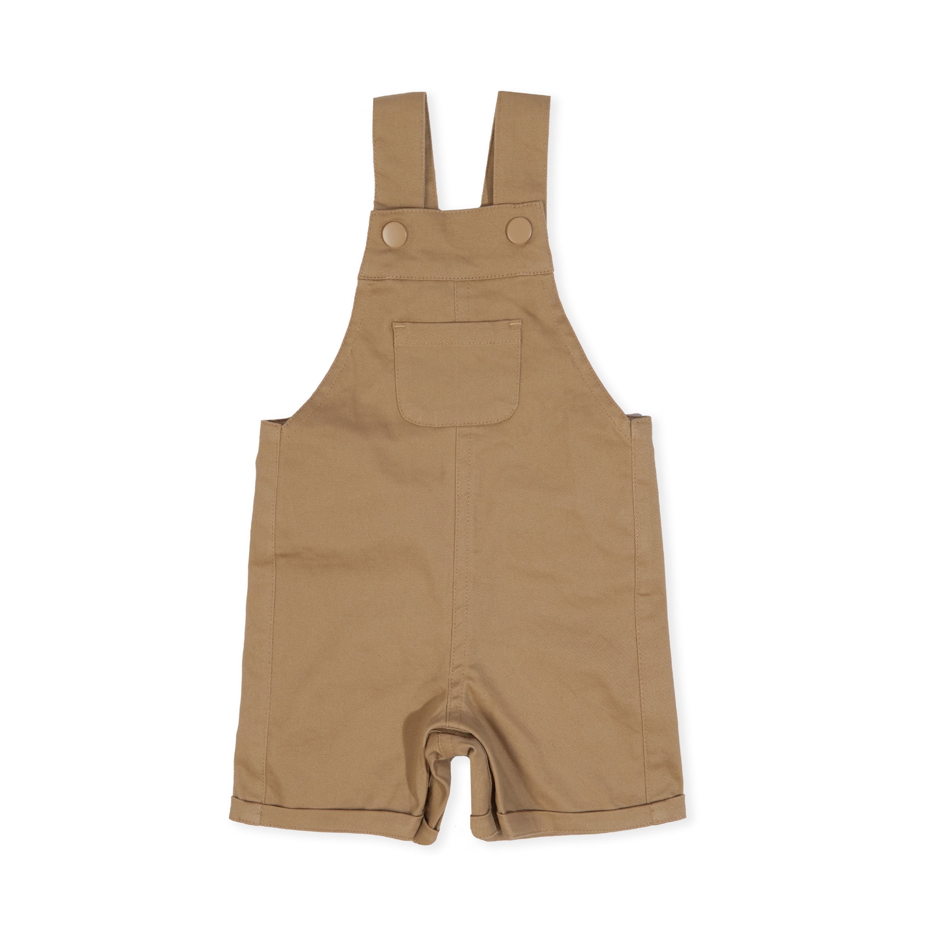 Indigo & Lellow Overalls - Denim Latte