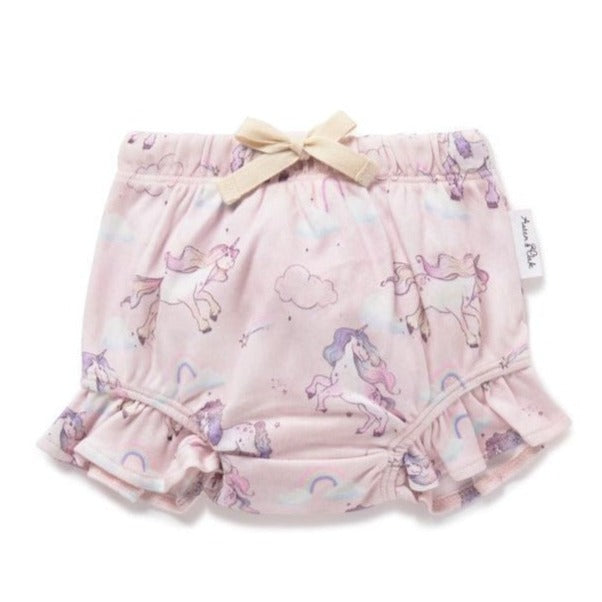 Aster& Oak Unicorn Ruffle Bloomers