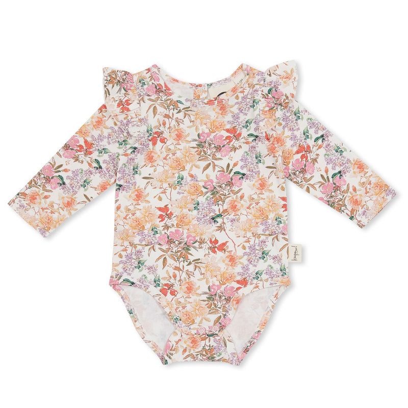 Kapowkids Willow Floral Frill Bodysuit