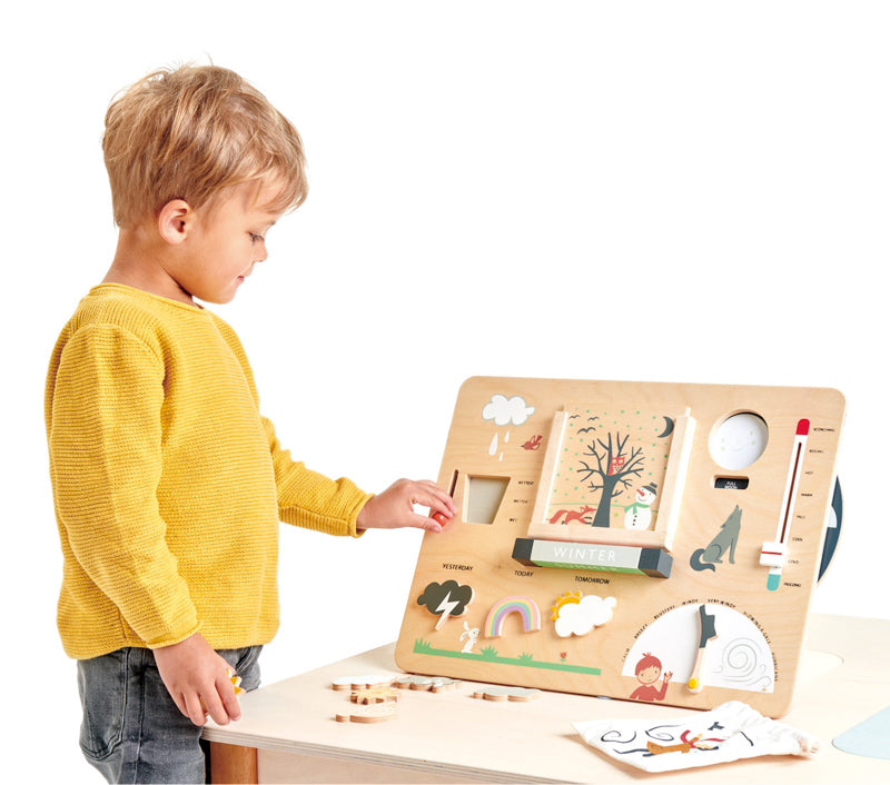 Tender Leaf Toys | Wooden Weather Station